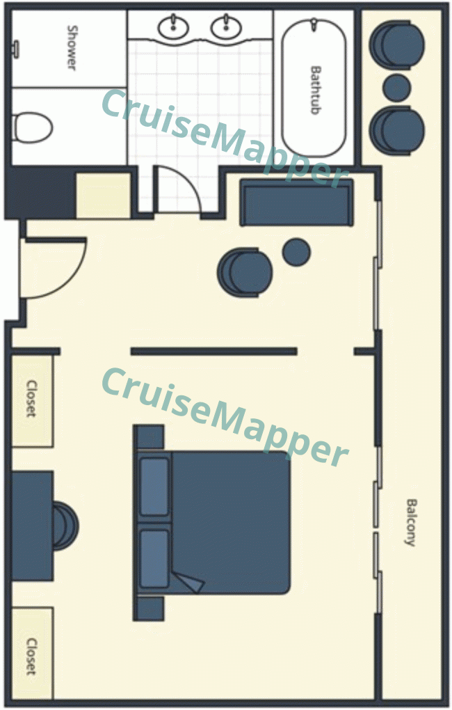 RV Mekong Jewel 2-Room Prestige Grand Suite floor plan RV Mekong Jewel 2-Room Prestige Grand Suite floor plan