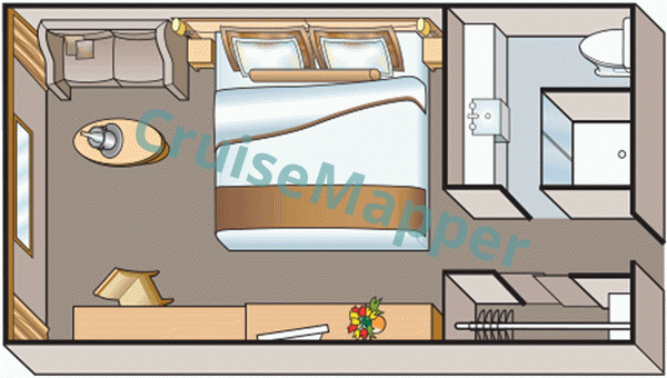 Viking Osiris Window Cabin  floor plan