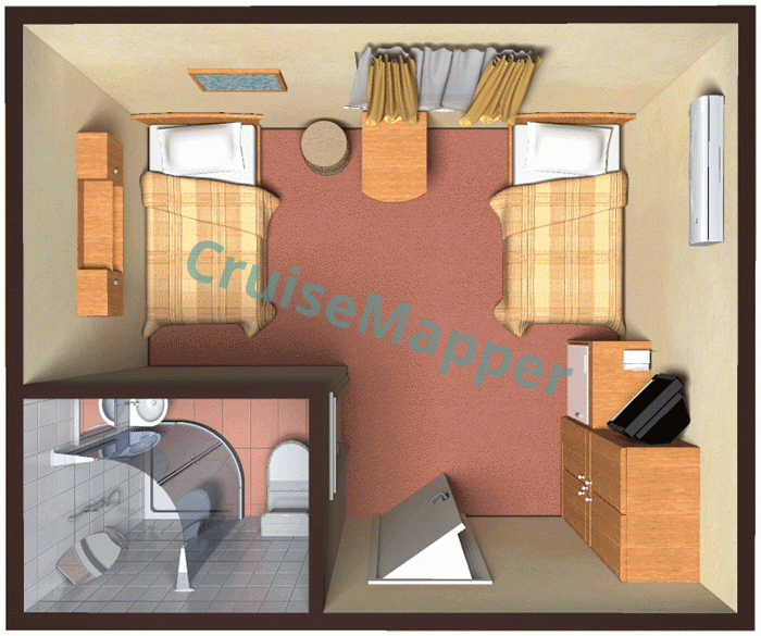 MS Nikolay Nekrasov Deluxe Cabin  floor plan