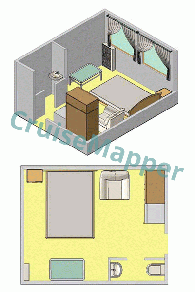 MS Sankt Peterburg Junior Suite  floor plan