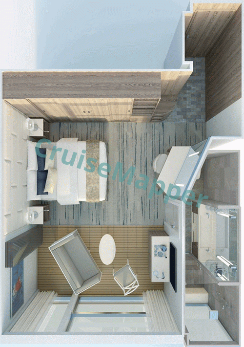 Silver Origin Horizon Balcony Medallion Suite  floor plan