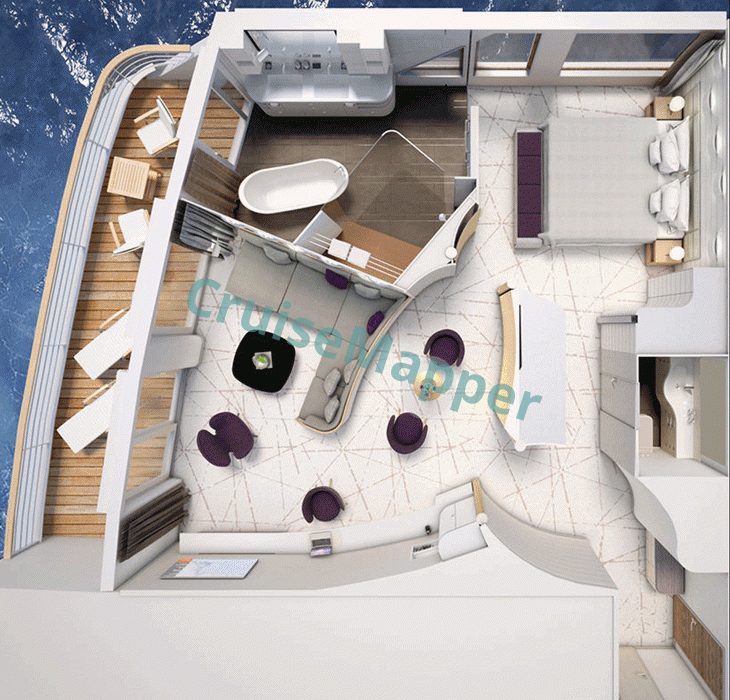 Hanseatic Inspiration Grand Suite  floor plan