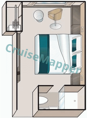 MS Amadeus Nova Window Cabin  floor plan