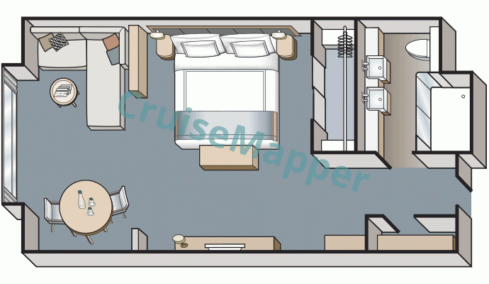 Viking Octantis Nordic Junior Suite  floor plan