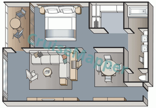 Viking Octantis Explorer Suite  floor plan