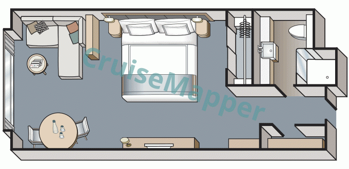 Viking Octantis Nordic Penthouse Suite  floor plan