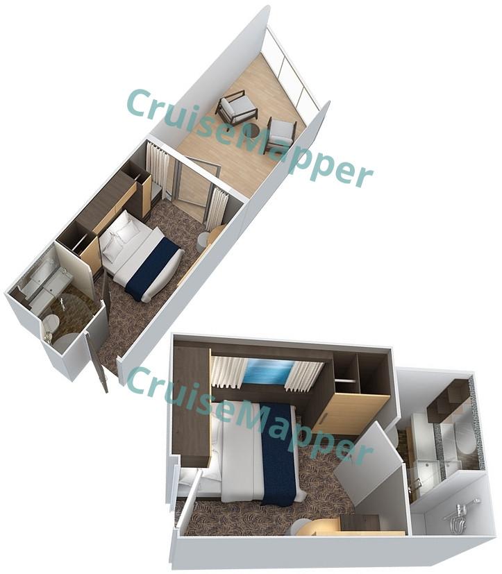 Passion Of The Seas Studio Single Cabins floor plan Passion Of The Seas Studio Single Cabins floor plan