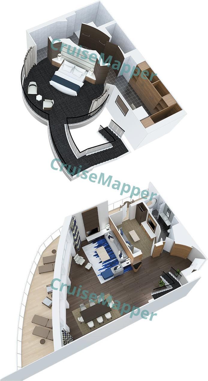 Passion Of The Seas Ultimate Family Suite floor plan Passion Of The Seas Ultimate Family Suite floor plan