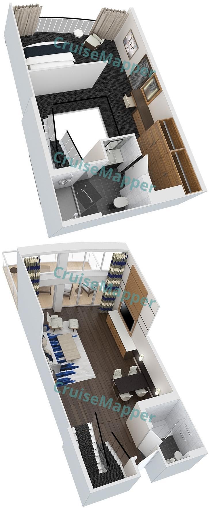 Passion Of The Seas Grand Loft Suite floor plan Passion Of The Seas Grand Loft Suite floor plan