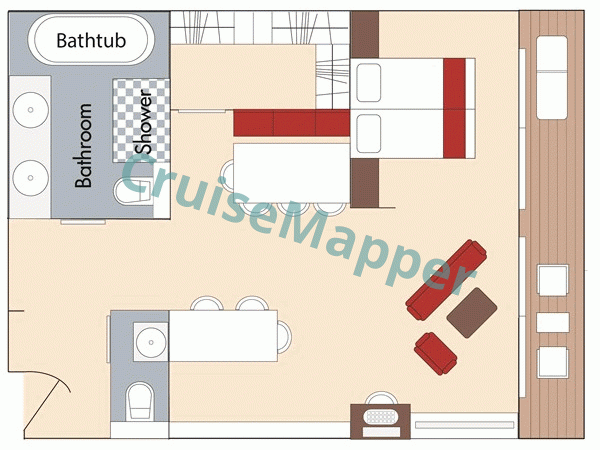 AmaMagna Owner Suite  floor plan