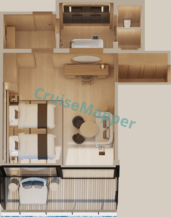 Amangati Deluxe Suite with Terrace  floor plan