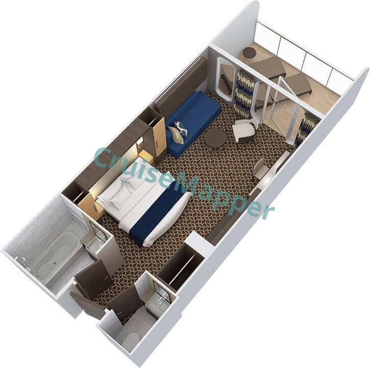 Spectrum Of The Seas Balcony Golden Suite floor plan Spectrum Of The Seas Balcony Golden Suite floor plan