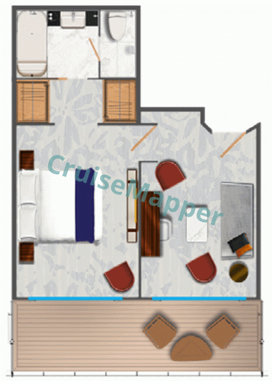 Star Explorer 2-Room Classic Suite floor plan Star Explorer 2-Room Classic Suite floor plan
