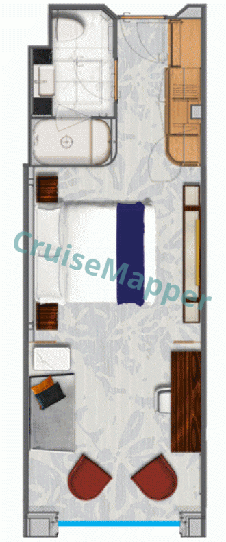 Star Explorer Infinity Suite with French Balcony floor plan Star Explorer Infinity Suite with French Balcony floor plan