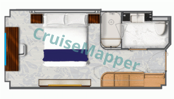 Star Explorer Oceanview Suite floor plan Star Explorer Oceanview Suite floor plan