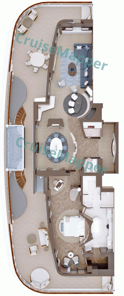 MSC Explora 1 OWNER'S Residence  floor plan