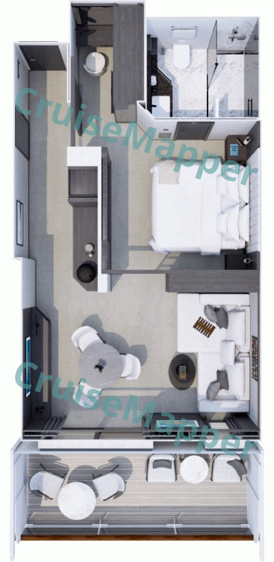 MSC Explora 2 PREMIER Penthouse  floor plan
