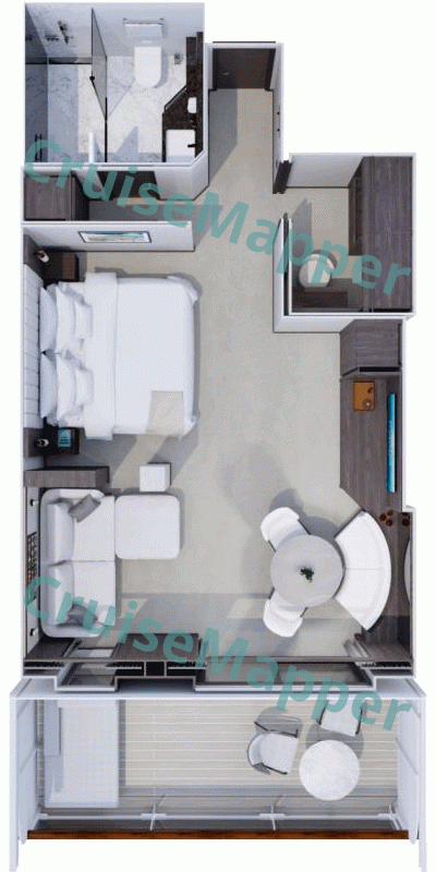 MSC Explora 3 OCEAN Penthouse  floor plan