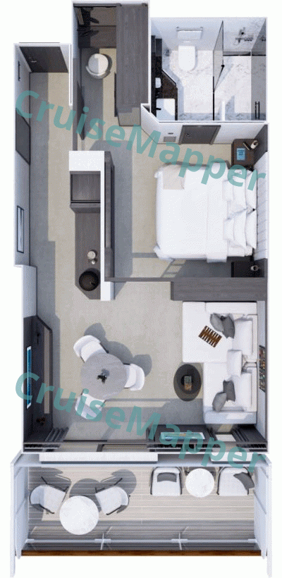 MSC Explora 4 PREMIER Penthouse  floor plan