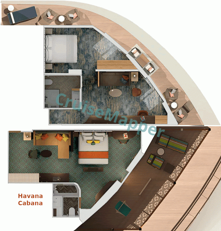 Carnival Jubilee Carnival Excel Corner Suite  floor plan