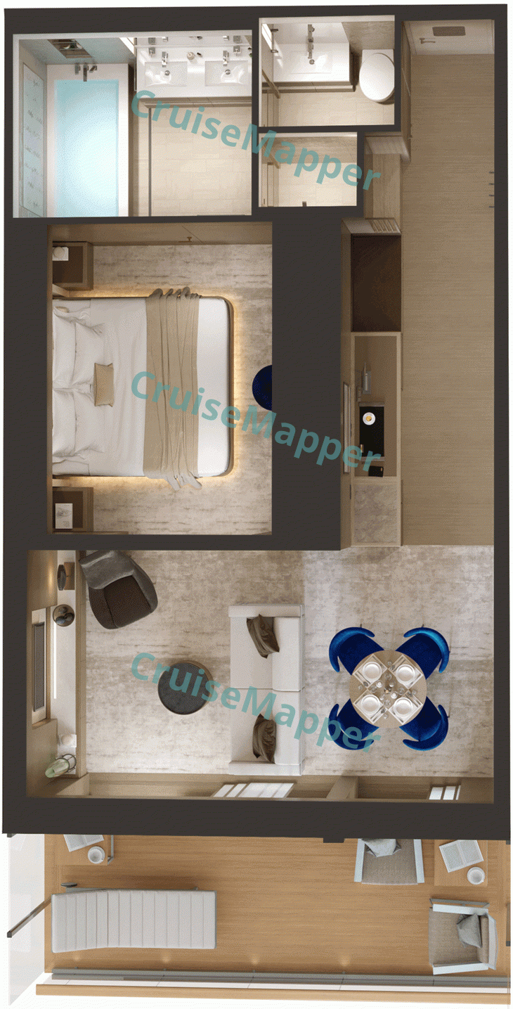 Ritz-Carlton Evrima Signature Suite  floor plan