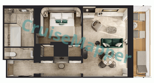 Ritz-Carlton Ilma 2-Room Grand Suite  floor plan