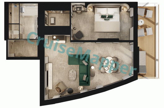 Ritz-Carlton Ilma 2-Room Panorama Suite  floor plan