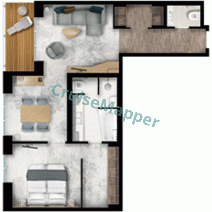 Quark Ultramarine Ultra Suite  floor plan