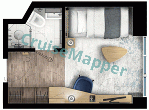 Quark Ultramarine Solo Panorama Cabin  floor plan