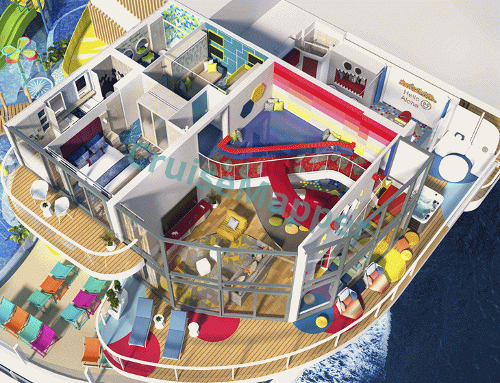 Icon Of The Seas Ultimate Family Townhouse  floor plan