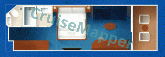 Disney Believe Deluxe Balcony Cabin floor plan Disney Believe Deluxe Balcony Cabin floor plan