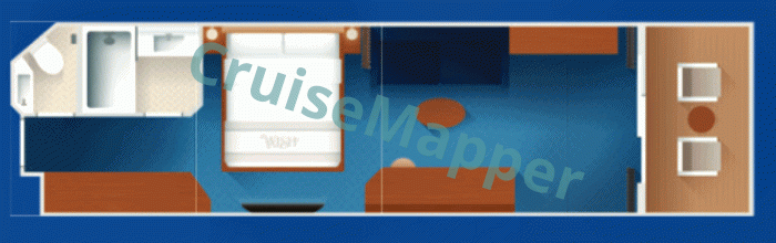 Disney Believe Deluxe Family Balcony Cabin floor plan Disney Believe Deluxe Family Balcony Cabin floor plan