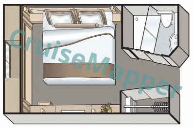 Viking Helgrim Window Cabin  floor plan