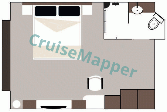 Sylvia Earle Aurora Superior Cabin  floor plan