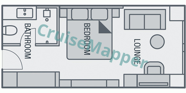 SH Vega Oceanview Cabin  floor plan