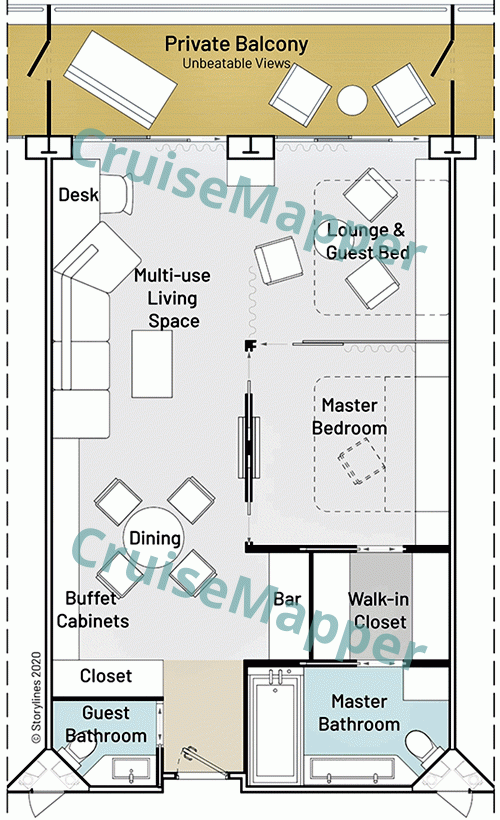 Storylines MV Narrative RU4-750-945 Balcony Apartment  floor plan