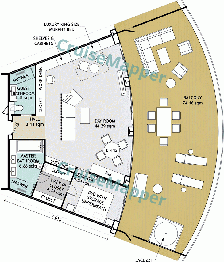 Storylines MV Narrative RU4-2410 Forward-Facing Apartment  floor plan