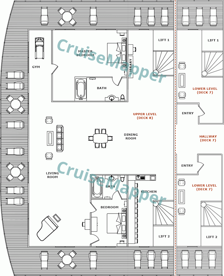 Clydebuilt MS Dark Island 2-3-Bedroom Loft Suite|McMillan Suite E01  floor plan
