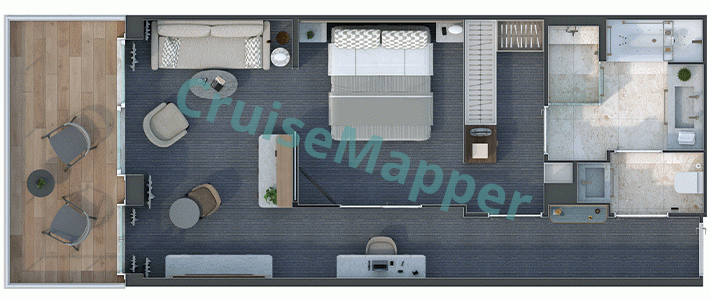 Silver Nova Medallion Suite  floor plan