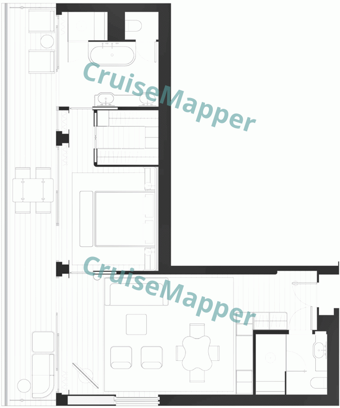 Four Seasons 2 Grand Ocean Suites floor plan Four Seasons 2 Grand Ocean Suites floor plan