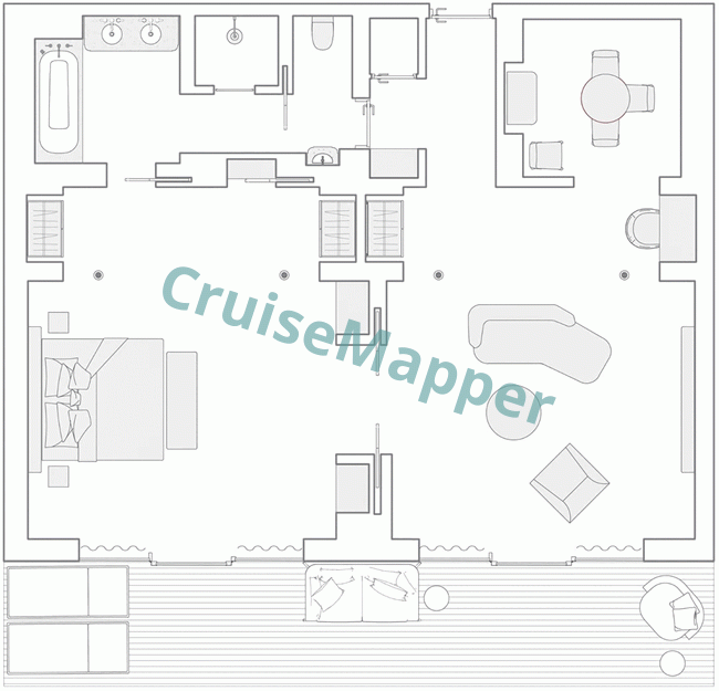 Orient Express Corinthian Prestige Appartement floor plan Orient Express Corinthian Prestige Appartement floor plan