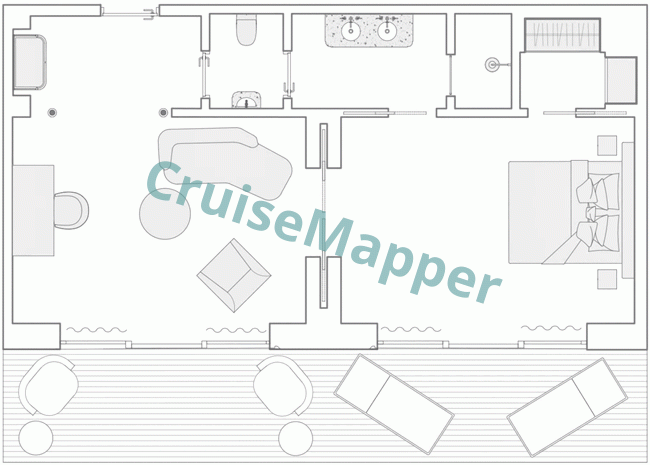 Orient Express Corinthian Terrace Prestige Suite floor plan Orient Express Corinthian Terrace Prestige Suite floor plan