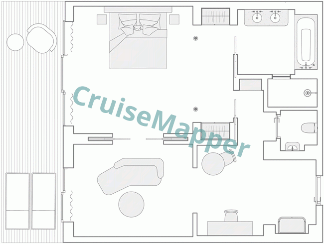 Orient Express Corinthian Superieur Appartement floor plan Orient Express Corinthian Superieur Appartement floor plan