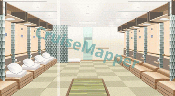 Sunflower Sapporo ferry Barrier-Free Tourist Rooms  floor plan