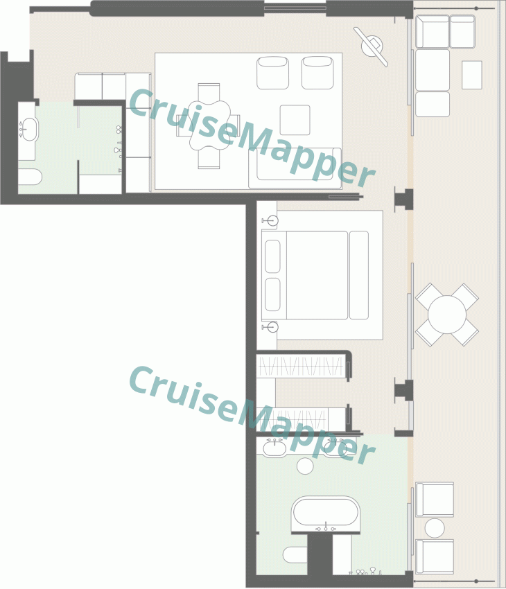 Four Seasons 3 Grand Ocean Suites  floor plan