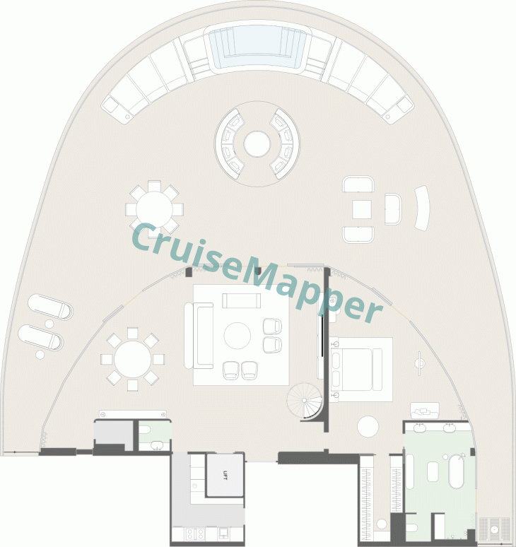 Four Seasons 3 2-Floor|3-Bedroom Loft Suite  floor plan