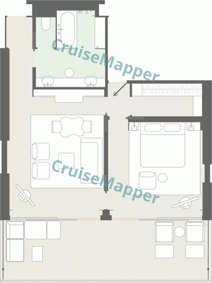 Four Seasons 3 Ocean Suites  floor plan