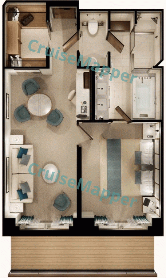Crystal Grace Sapphire Premium-Deluxe Suite  floor plan