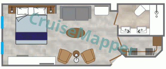 Star Breeze Porthole Cabin  floor plan