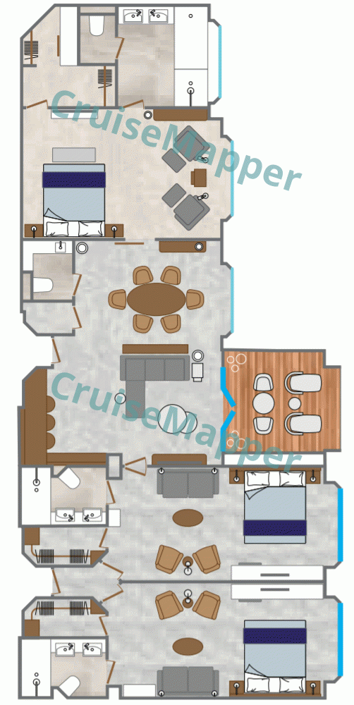 Star Breeze 3-Bedroom Grand Owners Suite  floor plan